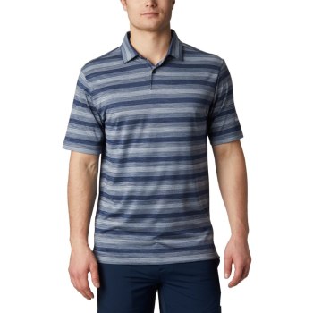 Columbia Omni-Wick Chatter, Polo Azul Marino Para Hombre | 298657-HCN